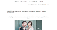 Desktop Screenshot of kristinacipollaphotography.blogspot.com
