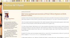 Desktop Screenshot of poetisadeolinda.blogspot.com