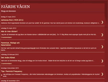 Tablet Screenshot of fjardevagen.blogspot.com