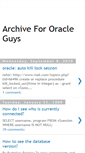Mobile Screenshot of oraclearchive.blogspot.com