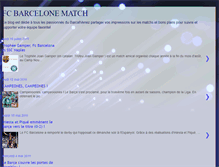 Tablet Screenshot of fcbarcelonematch.blogspot.com