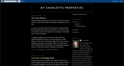 Desktop Screenshot of mycharlotteproperties.blogspot.com