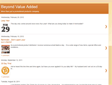 Tablet Screenshot of beyondvalueadded.blogspot.com