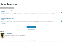 Tablet Screenshot of going-paperless.blogspot.com