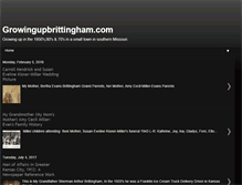 Tablet Screenshot of growingupbrittingham.blogspot.com