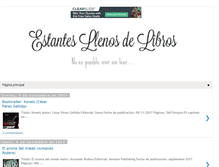 Tablet Screenshot of estantesllenos.blogspot.com
