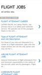 Mobile Screenshot of flight-jobs.blogspot.com
