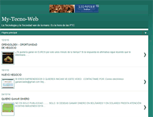 Tablet Screenshot of my-tecno-web.blogspot.com