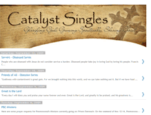 Tablet Screenshot of catalystsingles.blogspot.com