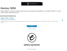 Tablet Screenshot of peerless76950.blogspot.com
