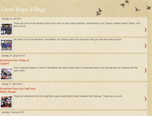 Tablet Screenshot of goodhopevillage.blogspot.com