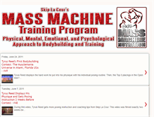 Tablet Screenshot of massmachinetraining.blogspot.com