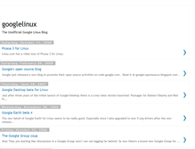 Tablet Screenshot of googlelinux.blogspot.com