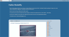 Desktop Screenshot of hafslomodellfly.blogspot.com
