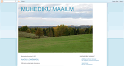 Desktop Screenshot of muhedikumaailm.blogspot.com