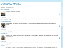 Tablet Screenshot of muhedikumaailm.blogspot.com