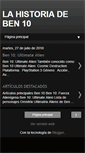 Mobile Screenshot of lahistoriadeben10.blogspot.com