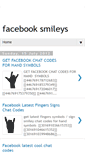 Mobile Screenshot of fbsmileysforchat.blogspot.com