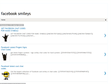 Tablet Screenshot of fbsmileysforchat.blogspot.com