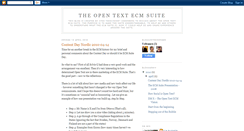 Desktop Screenshot of opentextecmsuite.blogspot.com