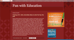 Desktop Screenshot of educationwithfun2012.blogspot.com