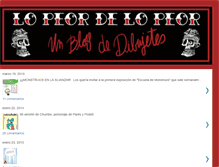 Tablet Screenshot of lo-peor-de-lo-peor.blogspot.com