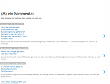Tablet Screenshot of einkommentar.blogspot.com