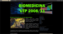 Desktop Screenshot of biomedicinautp2008.blogspot.com