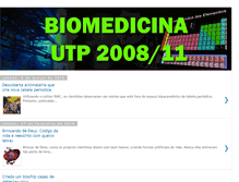 Tablet Screenshot of biomedicinautp2008.blogspot.com