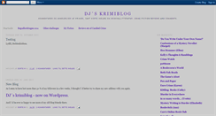 Desktop Screenshot of djskrimiblog.blogspot.com