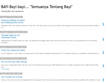 Tablet Screenshot of bayibaik.blogspot.com