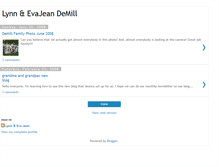 Tablet Screenshot of demillfamily.blogspot.com