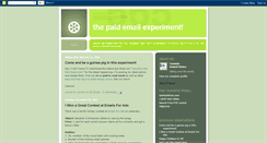 Desktop Screenshot of emailexperiment.blogspot.com