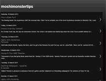 Tablet Screenshot of moshimonstertips.blogspot.com