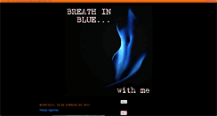 Desktop Screenshot of breathinblue.blogspot.com