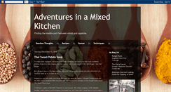 Desktop Screenshot of adventuresinamixedkitchen.blogspot.com