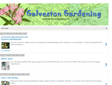 Tablet Screenshot of galvestongardening.blogspot.com