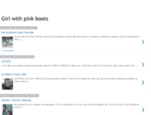 Tablet Screenshot of girlwithpinkboots.blogspot.com