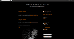 Desktop Screenshot of emanuelssonjohan.blogspot.com