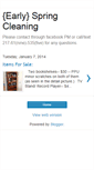 Mobile Screenshot of earlyspringcleaning.blogspot.com