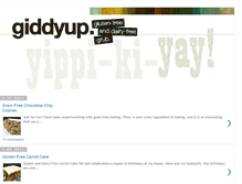 Tablet Screenshot of giddyupglutenfree.blogspot.com
