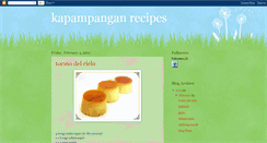 Desktop Screenshot of kapampangancooks.blogspot.com