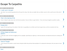 Tablet Screenshot of escape2carpathia.blogspot.com