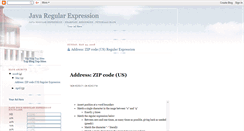 Desktop Screenshot of javaregularexpression.blogspot.com