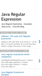 Mobile Screenshot of javaregularexpression.blogspot.com