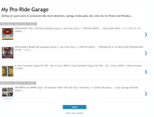 Tablet Screenshot of myproridegarage.blogspot.com
