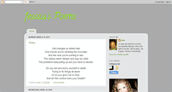 Desktop Screenshot of jessicaandherpoems.blogspot.com