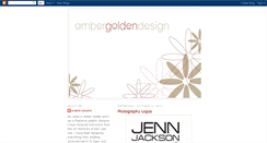 Desktop Screenshot of ambergoldendesign.blogspot.com