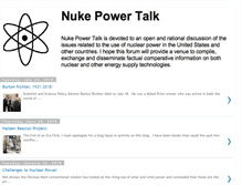 Tablet Screenshot of nukepowertalk.blogspot.com