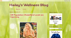 Desktop Screenshot of haileyswellnessblog.blogspot.com